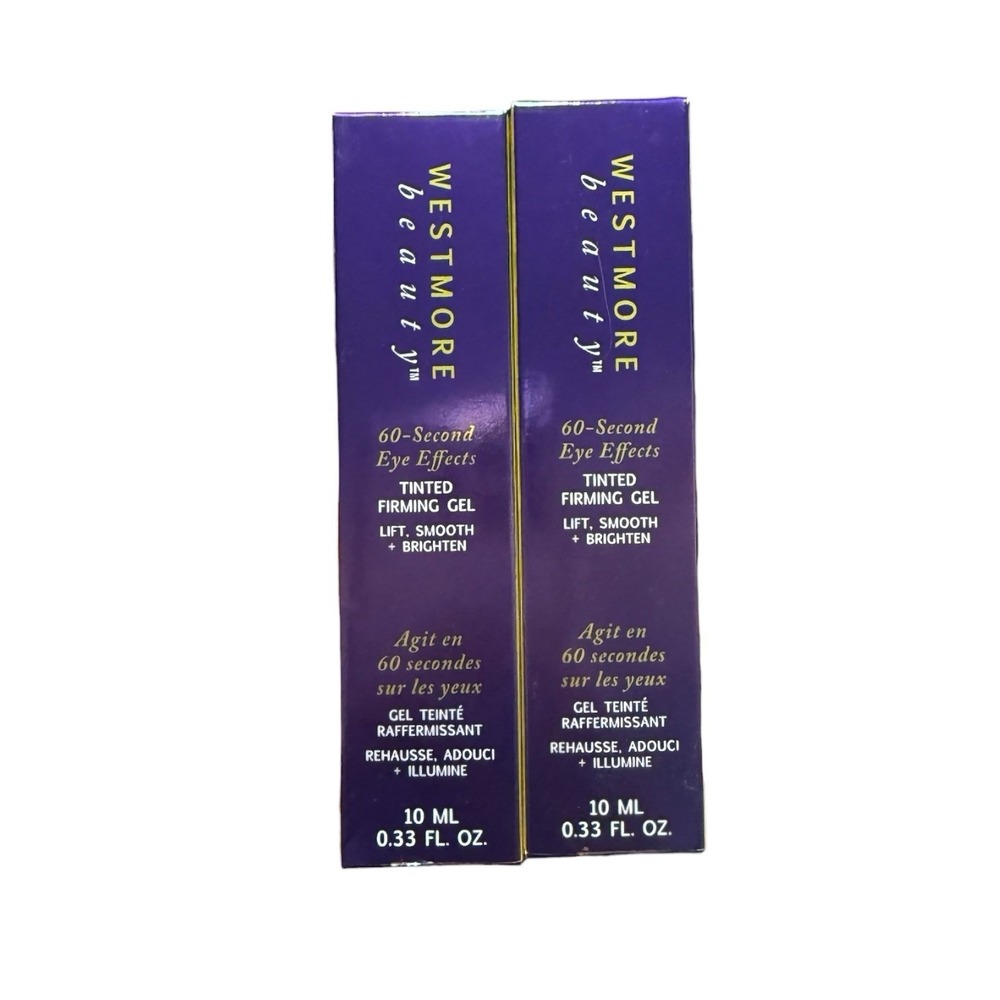 Westmore Beauty 60-Second Eye Effects Tinted Firming Gel LIGHT TO MEDIUM Set (2)